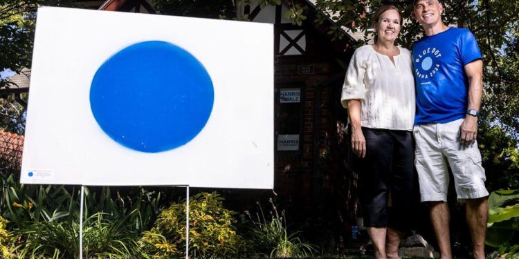 Nebraska Democrats hope Omaha will be a ‘blue dot’ on the state’s red electoral map − and their lawn sign is a vibe – The Conversation