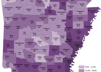 U.S. Arkansas poverty rate 2000-2023 – Statista