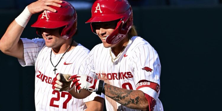 Arkansas baseball lands 2 on Freshman All-America teams – Whole Hog Sports