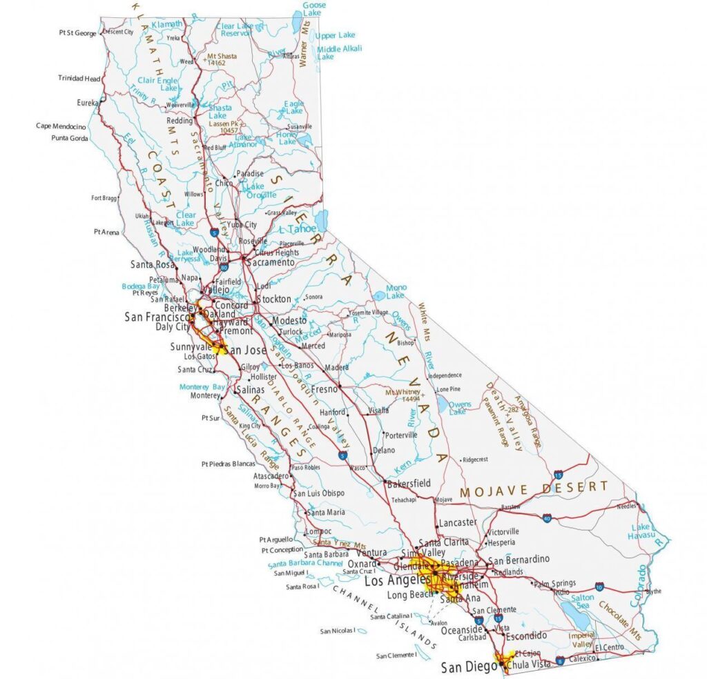 California Maps & Facts – WorldAtlas