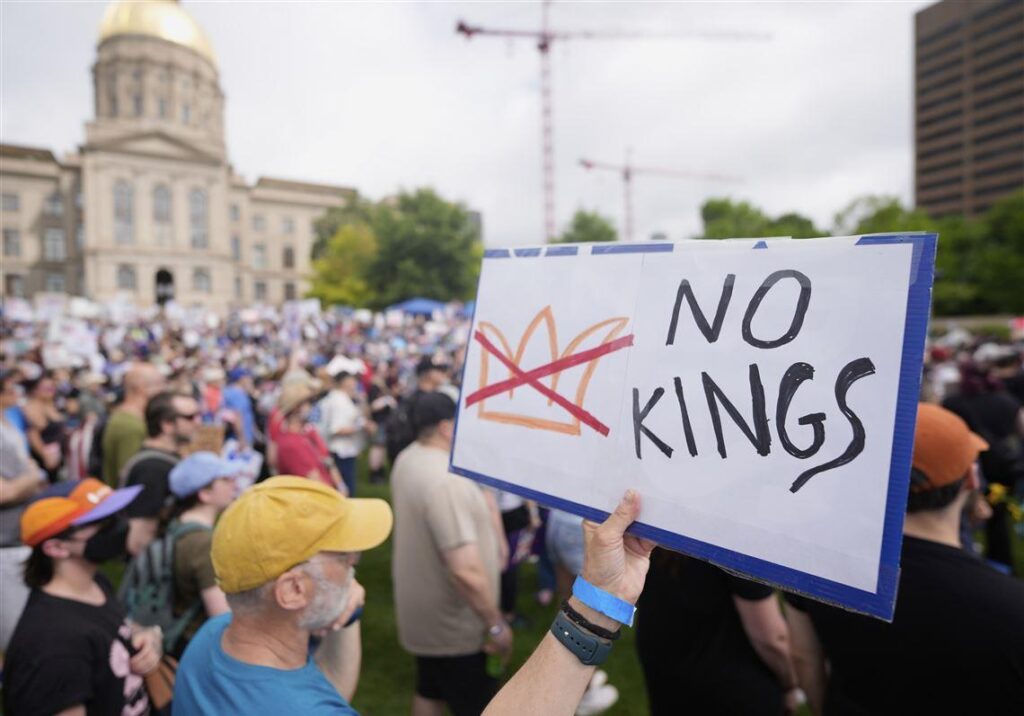 Millions Rally Nationwide in Massive ‘No Kings’ Anti-Trump Protests