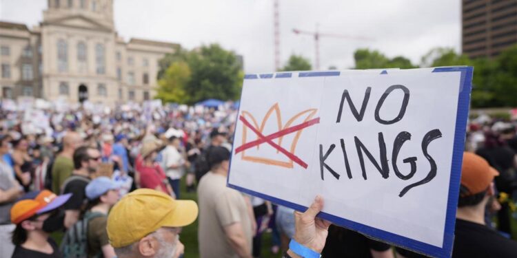 Millions Rally Nationwide in Massive ‘No Kings’ Anti-Trump Protests